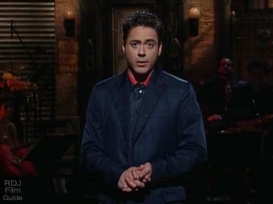 Robert Downey Jr hosting SNL in 1996