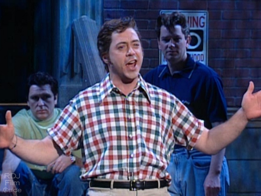 Robert Downey Jr hosting SNL in 1996