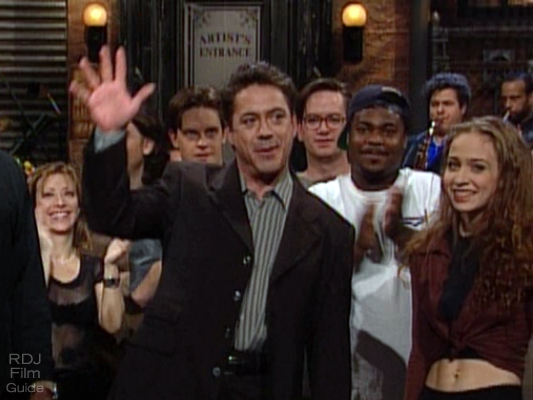 Robert Downey Jr hosting SNL in 1996