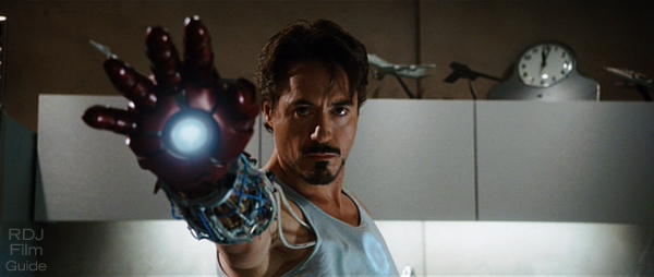 Robert Downey Jr in Iron Man