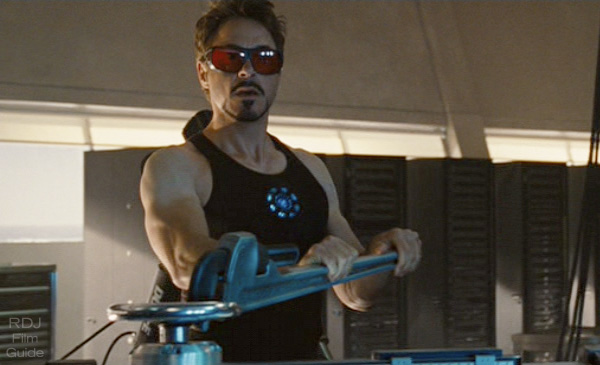 Robert Downey Jr in Iron Man 2