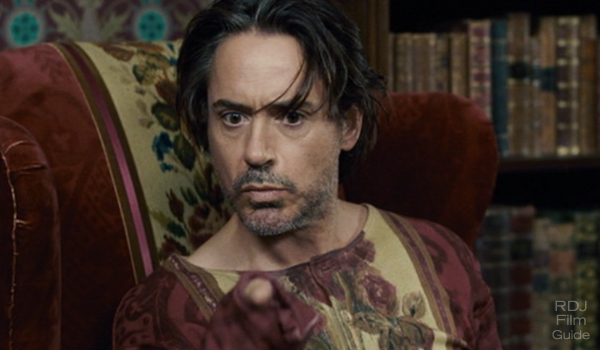 Robert Downey Jr in Sherlock Holmes: A Game of Shadows