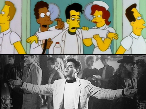 Robert Downey Jr reference in The Simpsons