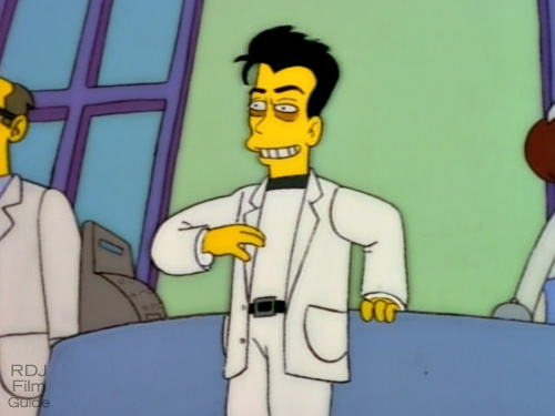 Robert Downey Jr reference in The Simpsons